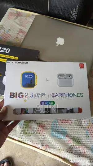 Photo - 10-in-1 Ultra Smartwatch with Wireless Earbuds Combo