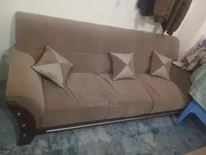 Comfortable 5-Seater Sofa with Two Accompanying Tables