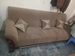 Comfortable 5-Seater Sofa with Two Accompanying Tables