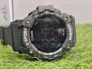 Photo - Unisex Round Rubber Chain Wristwatch - Classic Casual Design