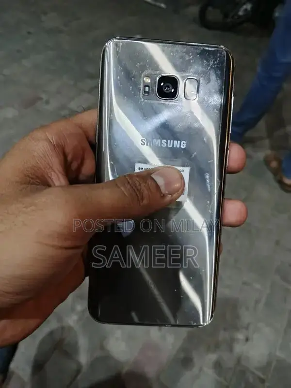 Samsung Galaxy S8 Plus Smartphone with Clear Panel