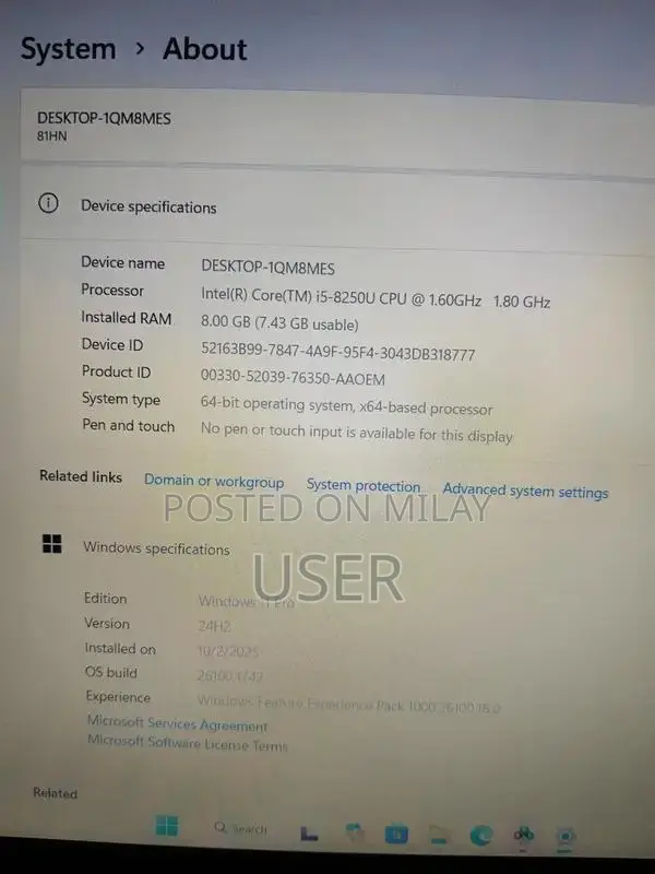 Lenovo IdeaPad 8th Gen Intel Core i5 Laptop
