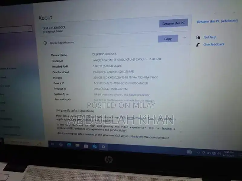 HP EliteBook 840 G3 Business Laptop