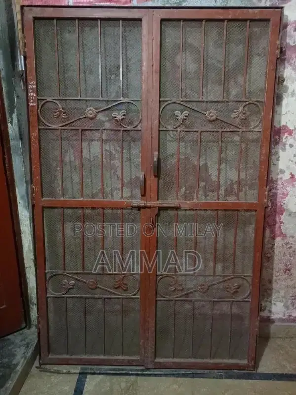Sturdy Heavy-Duty Industrial Iron Door for Home or Commercial Use