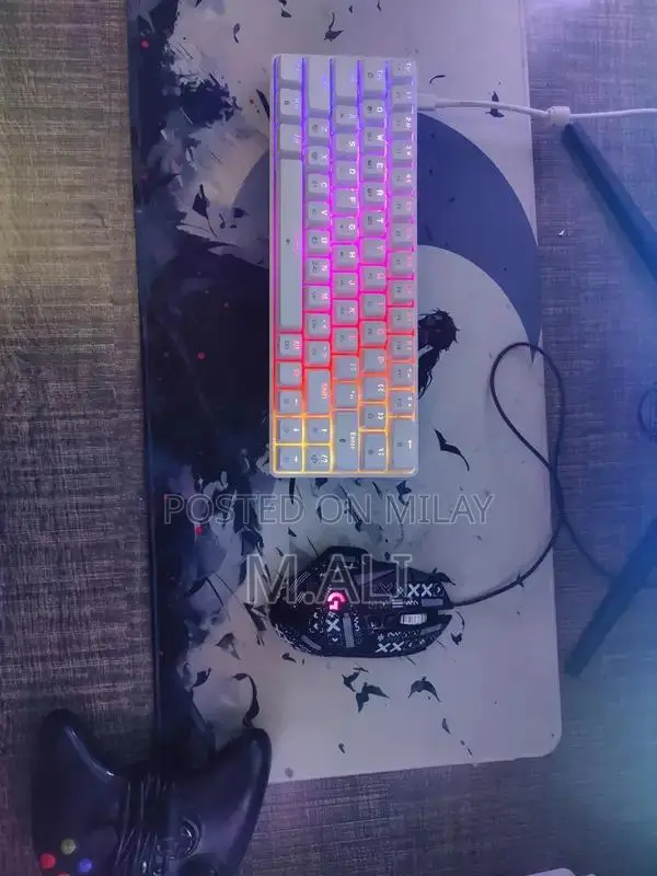 High-Performance Gaming PC with MSI Curved Monitor