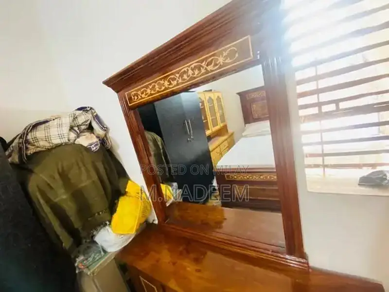 Complete Wooden Bedroom Furniture Set with Bed and Side Tables