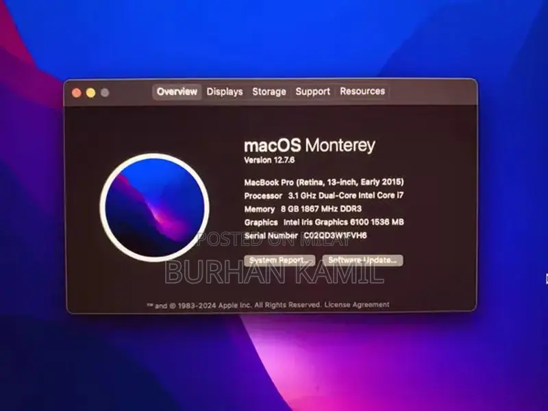 MacBook Pro Retina 13" Mid-2015 Core i7 Laptop