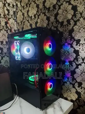 Photo - High-Performance Gaming PC with Core i7 Processor and RGB Cooling
