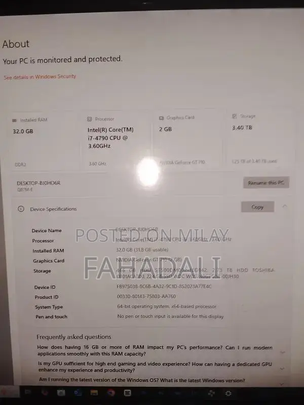 High-Performance Gaming PC with Core i7 Processor and RGB Cooling