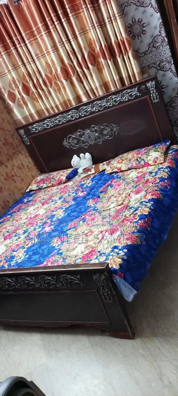 Argent Bedroom Set with Bed and Armoire