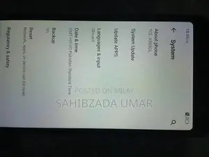 TCL Mobile Smartphone 32GB Black Compact Device