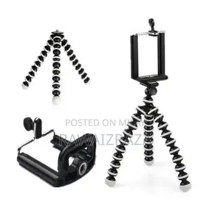 Photo - Flexible Adjustable Camera & Smartphone Tripod Stand