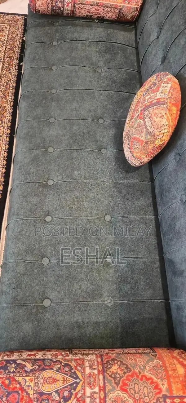 Green Velvet 3-Seater Sofa Bed with Storage