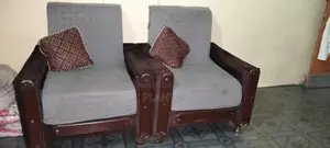 5-Seater Sofa Convertible Bed in Used Condition