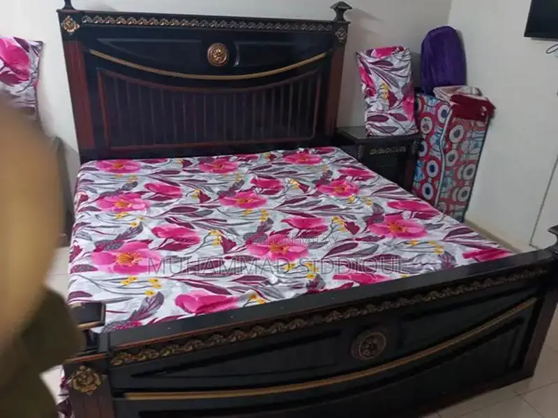 Complete Bedroom Set with Side Tables and Dressing Table