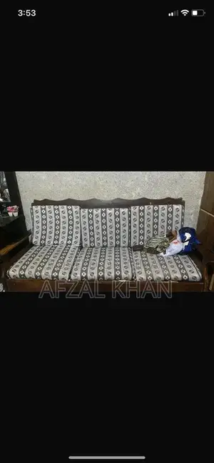 Photo - Comfortable Sofa Set - 3-Seater and 2 Single-Seater with Cushions