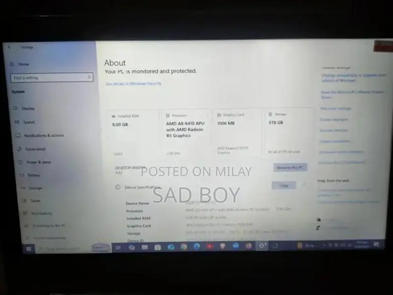 Lenovo 80E3 Business Laptop with SSD and Type-C Charger