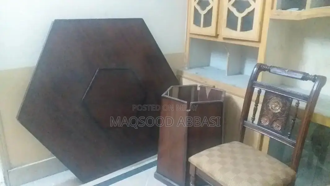 Chionoti Wooden Dining Table Set with 6 Matching Chairs