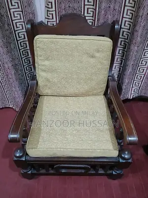 Wooden 5-Seater Sofa - Classic Living Room Furniture