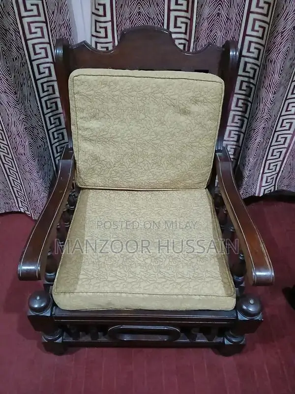 Wooden 5-Seater Sofa - Classic Living Room Furniture