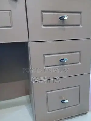 Photo - Wooden Dressing Table with Sliding Drawer Sides