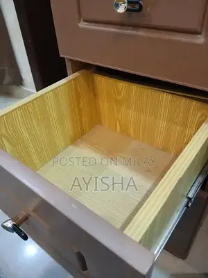 Wooden Dressing Table with Sliding Drawer Sides