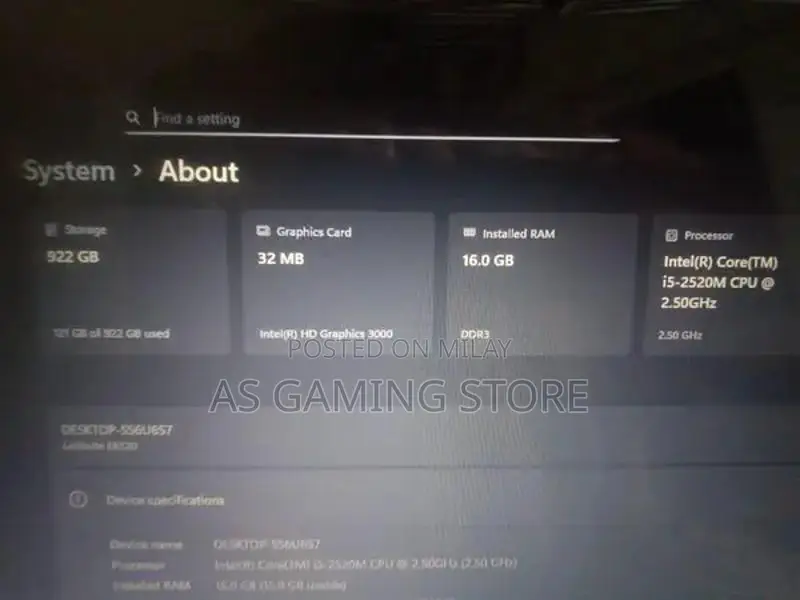 Dell Latitude Business Laptop with SSD and Storage