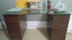 Executive Office Table with Side Table and Matching Chair