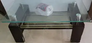 5 Seater Sofa Set with Glass Coffee Table