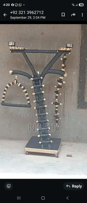 Photo - Large Wooden Parrot Perch Artificial Tree Stand for Pet Birds