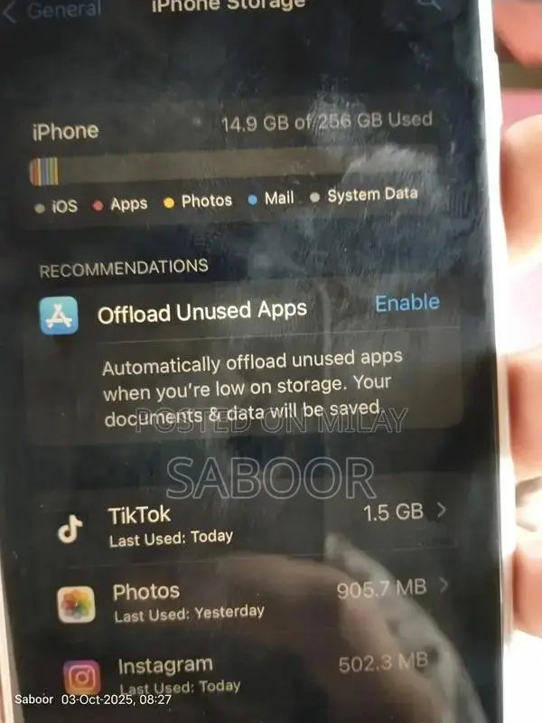 Apple iPhone 7 256GB Gray Smartphone with High Battery Health