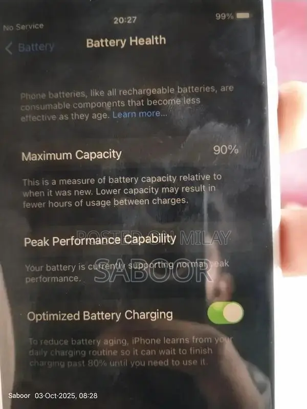 Apple iPhone 7 256GB Gray Smartphone with High Battery Health