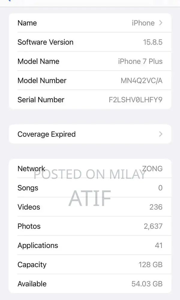 Golden 128GB Smartphone PTA Approved Used Condition