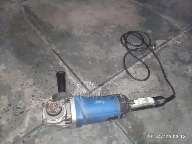 Blue Compact Manual Grinder in Good Working Condition