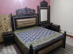 Photo - Wooden Bedroom Furniture Set with Matching Nightstand