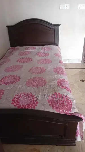 Wooden Single Bed Frame - Classic Minimalist Design