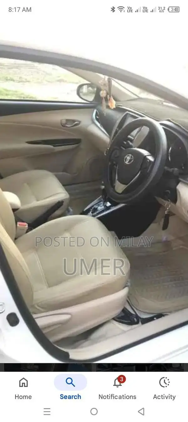 Toyota Yaris Ativ CVT Sedan with Body Kit and PPF