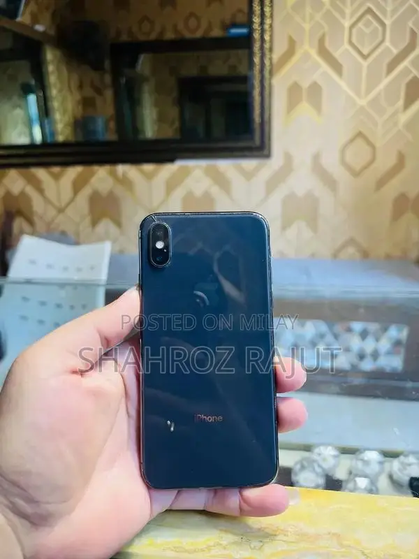 Smartphone with Face ID, Minor Crack, 256GB Storage