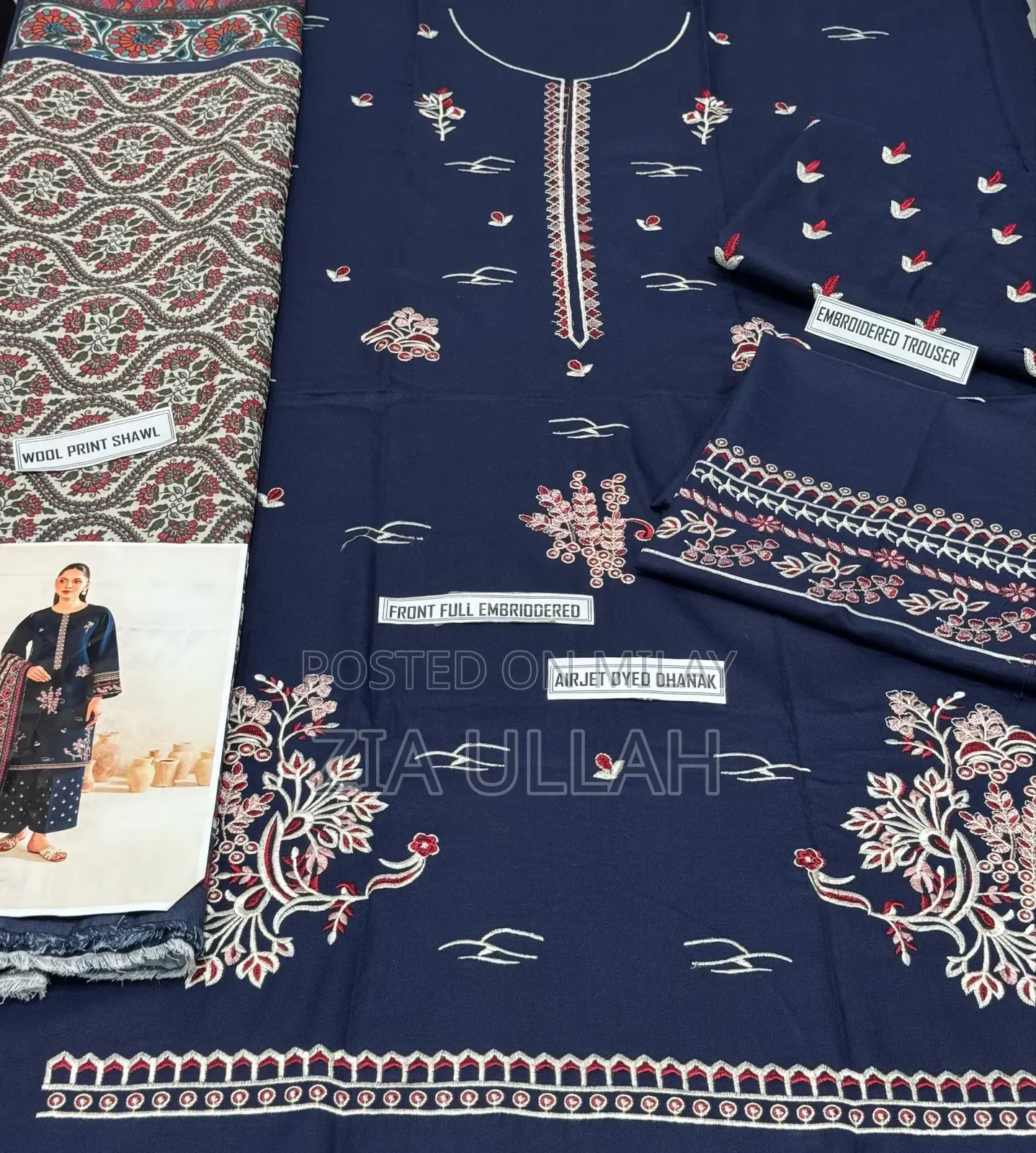 Winter Collection 2025 Digital Print Wool Shawl Dupatta