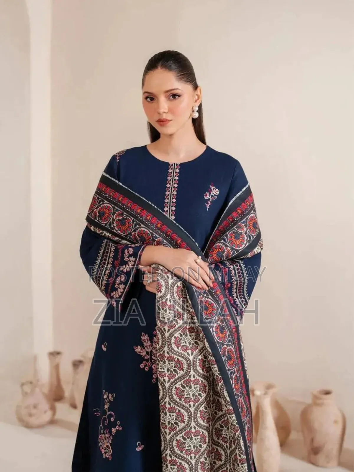 Winter Collection 2025 Digital Print Wool Shawl Dupatta