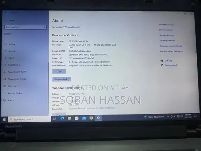 Lenovo ThinkPad Edge Laptop Core i3 Notebook