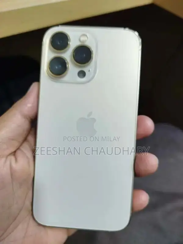 Premium Golden Apple Smartphone with High Battery Health