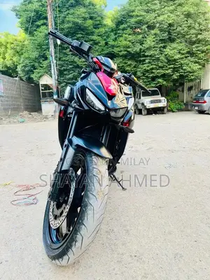 Kawasaki Z-1000 Replica Motorcycle - 400cc Black Sport Bike