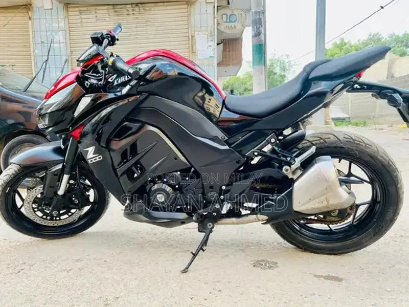 Kawasaki Z-1000 Replica Motorcycle - 400cc Black Sport Bike