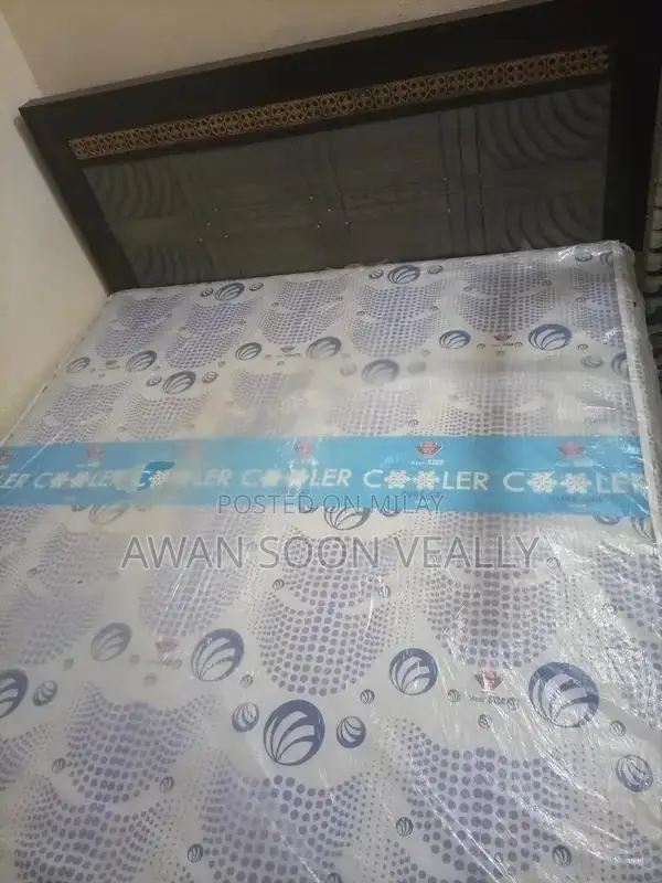 Comfortable Bed Frame with Near-Perfect Condition Mattress