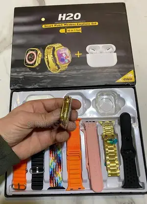 Bluetooth 5.1 Smart Watch with Health Tracking and Wireless Earbuds