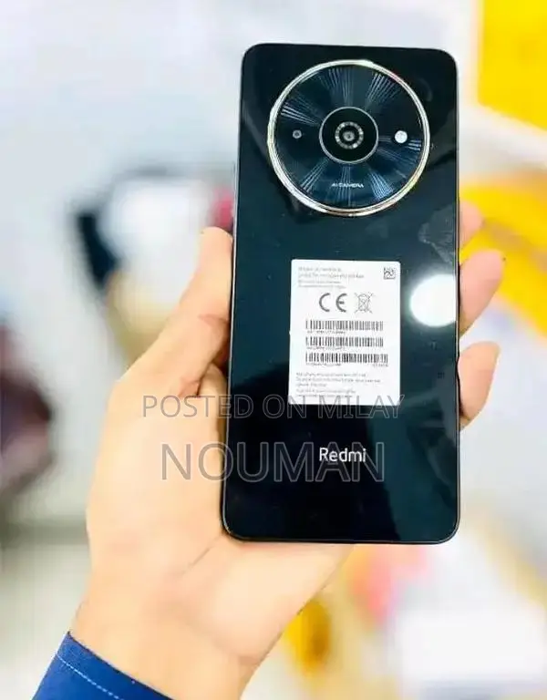 Redmi A3 Smartphone - 4GB RAM, 64GB Storage, Black