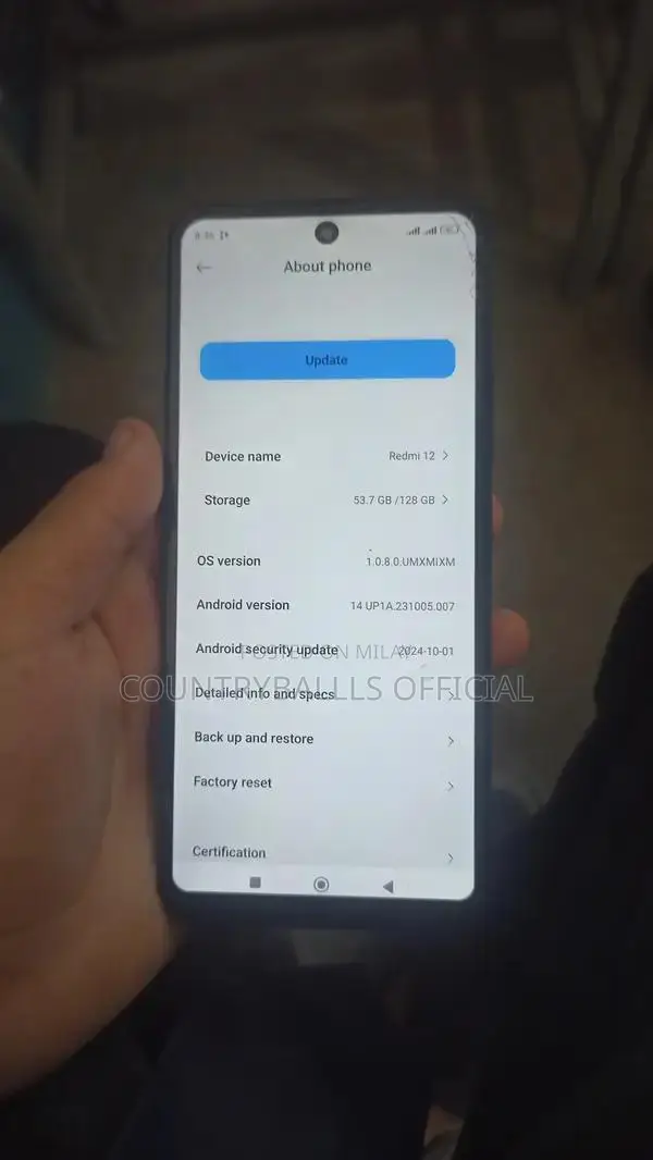 Gaming Mobile with Original Battery, Panel, and Box