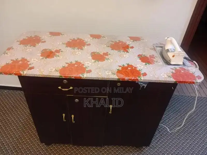 Rustic Wooden Iron Stand for Home or Decor