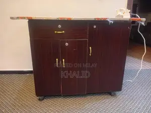 Rustic Wooden Iron Stand for Home or Decor